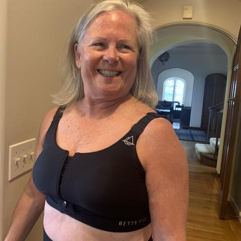 Cheri 38D  No more neck pain this is the most comfortable sports